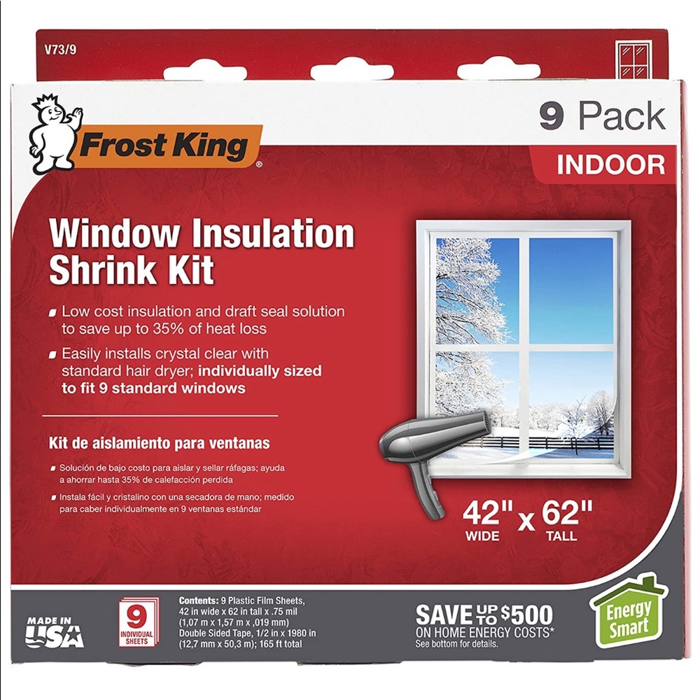 Frost King Window insulation shrink kit
